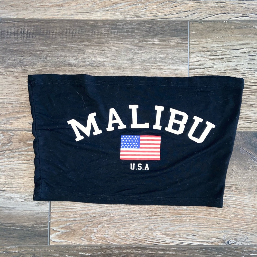 Malibu bandeau with American flag